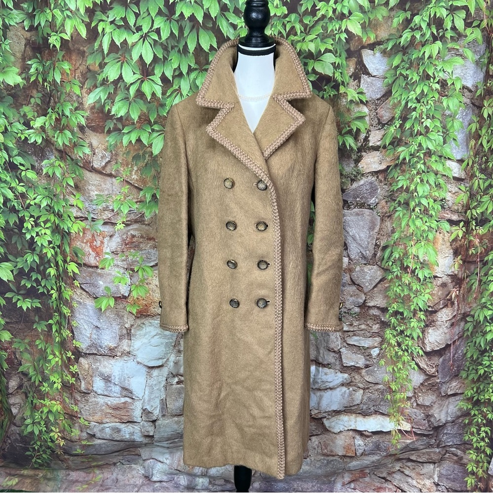 VINTAGE LODENFREY Rare Munich Alpine Loden Coat Camel Wool, 10/M - Picture 3 of 16